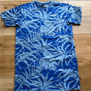 Puma Women's Essential Palm Resort Short-Sleeve T-Shirt Dress